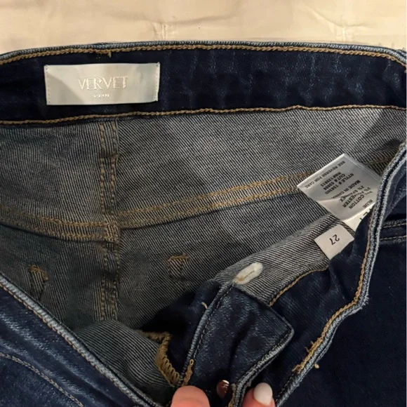 Mother & Vervet Women's Ankle Jeans - Dark Blue and Light Gray bundle of 2 - Picture 4 of 6